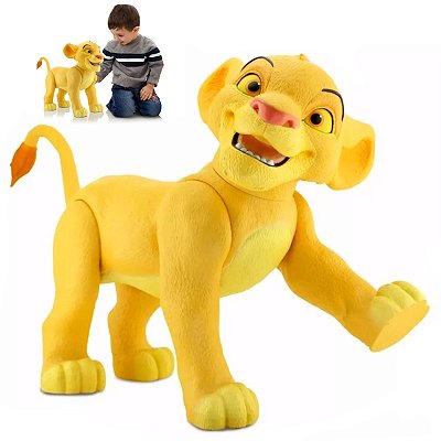 Rei Leão Brinquedo Simba Boneco Disney Gigante 55cm Articula