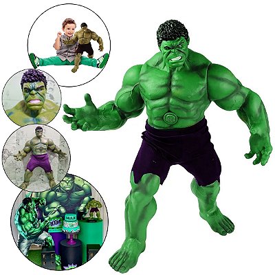 Hulk Boneco Gigante O Incrivel Hulk Vingadores 50cm Marvel ref.0581