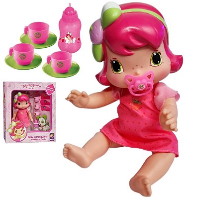 Baby Moranguinho Boneca Chazinho Acessorios Mama E Faz Xixi ref.4003
