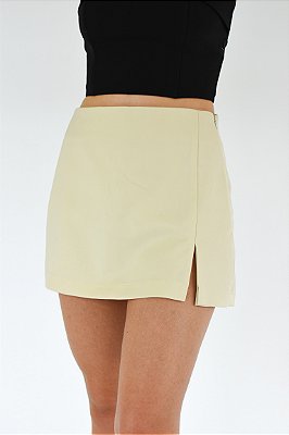 SHORT SAIA ALFAIATARIA CLARICE CREME