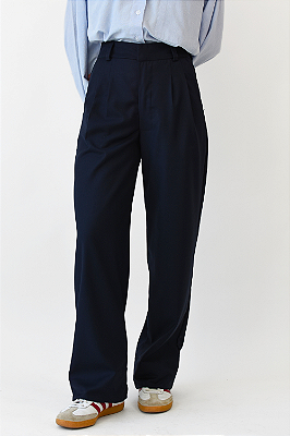 CALÇA ALFAIATARIA ICONIC AZUL MARINHO