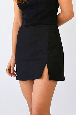 SHORT SAIA ALFAIATARIA GRETA PRETO