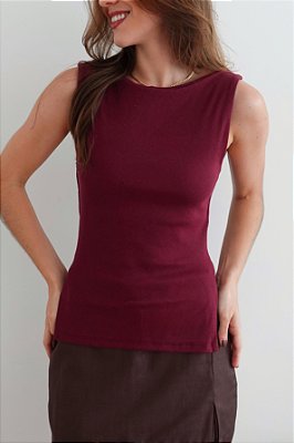 BLUSA TATI 2 EM 1 BURGUNDY