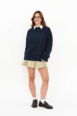 THE COMFY SWEATER AZUL MARINHO
