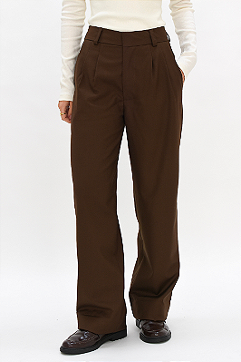 [PRE VENDA] CALÇA ALFAIATARIA ICONIC MARROM