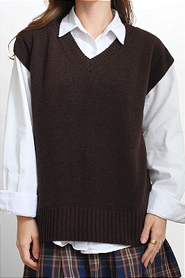 COLETE TRICOT MARROM BROOKLYN