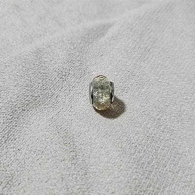 Berloque Rolo Cristal Amarelo