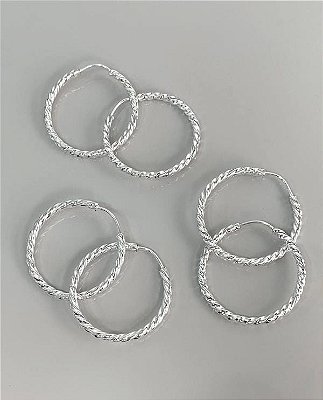 Brinco Argola Fio Torcido