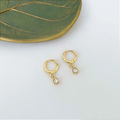 Mini Argola Articulada com Zircônia