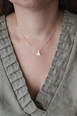 Colar Nossa Senhora em madrepérola