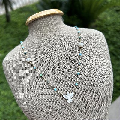 Colar turquesa e Espírito Santo