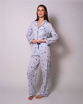 Pijama Estrelado Longo