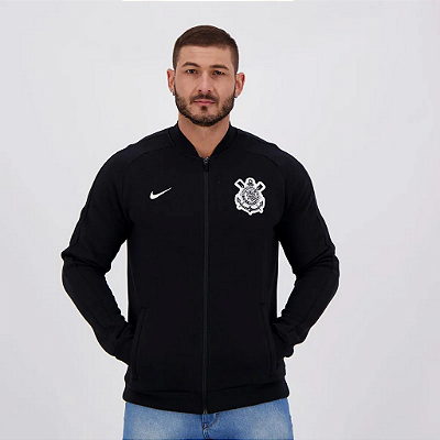 Jaqueta Nike Corinthians Track Preta