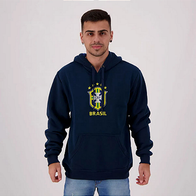 Moletom Brasil CBF Marinho