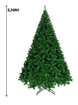 Arvore de Natal Dinamarquês Verde Luxo 956 Galhos 2,10M - A0721H