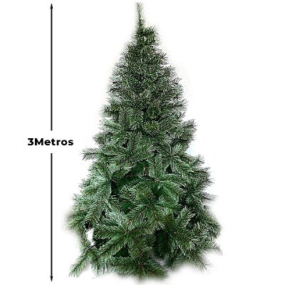 Arvore de Natal Pinheiro Neve Premium 3 metros 1371 Galhos