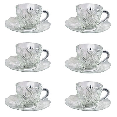Conjunto de Xicaras Pine 200 ml com 12 peças - Wincy