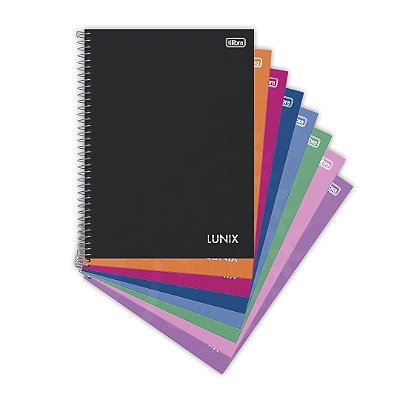 Caderno Universitário Lunix Tilibra de 20 Matérias e 320 Folhas - Tilibra
