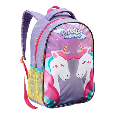 Mochila Feminina Estampada Juvenil Escolar