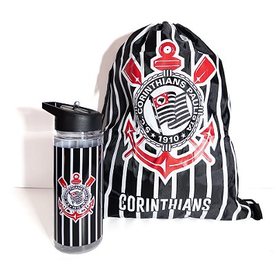 Garrafa 450ml C/ Mochila Tipo Saco - Times