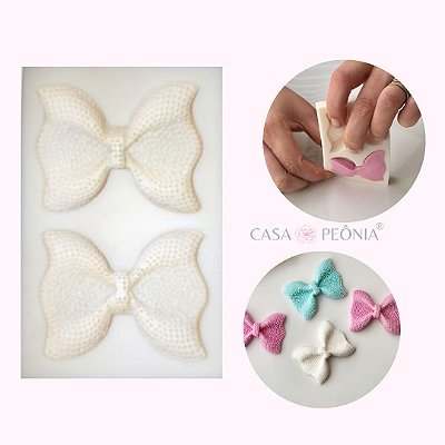 Molde de Silicone Laços