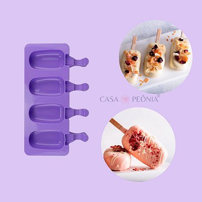 Forma de Silicone Picolé Sorvete Cakesicle - Pequeno
