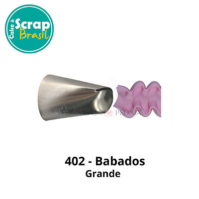 Bico de Confeitar Babados 402 - Grande