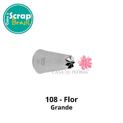 Bico de Confeitar Flor 108 - Grande