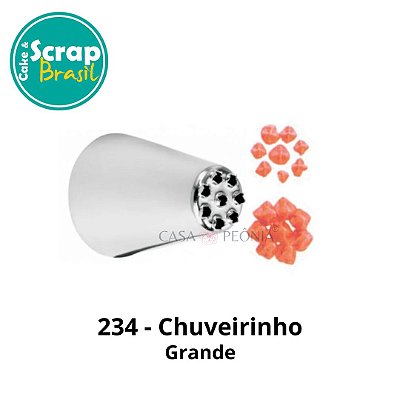 Bico de Confeitar Chuveirinho 234 - Grande