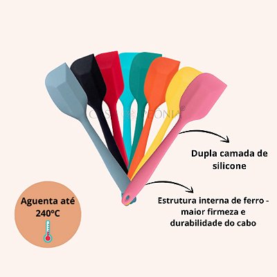 Espátula de Silicone Reta 20.7cm - Mini