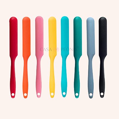 Espátula Reta de Confeiteiro em Silicone - 23,5cm