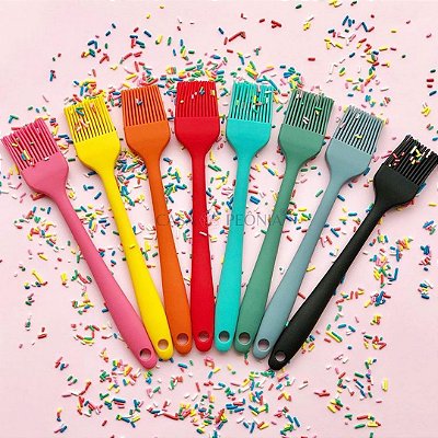 Pincel de Silicone 20,5cm - Pequeno