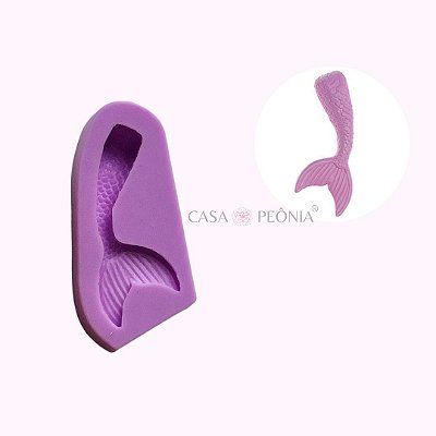 Molde de Silicone Rabo de Sereia - Pequeno