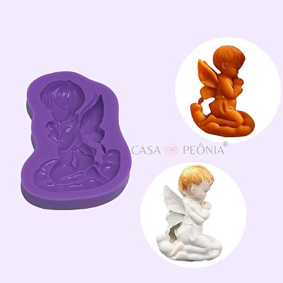 Molde de Silicone Anjo