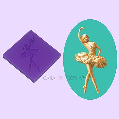 Molde de Silicone Bailarina Dançarina - Médio