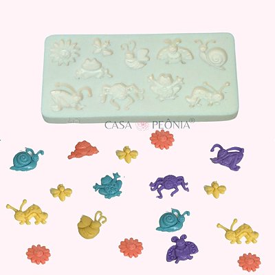 Molde de Silicone Insetos e Animais