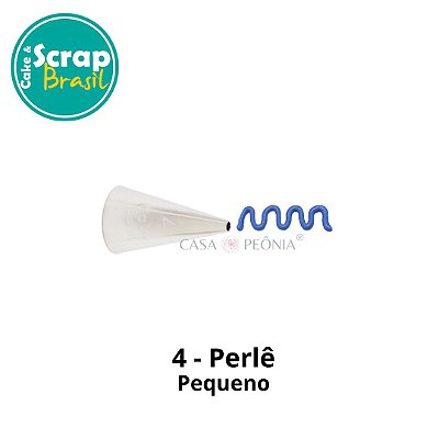 Bico de Confeitar Perlê 4 - Pequeno