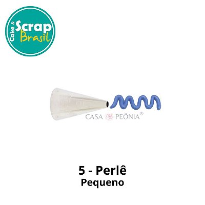 Bico de Confeitar Perlê 5 - Pequeno