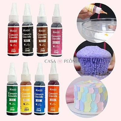 Corante Líquido Alimentício - 20ml