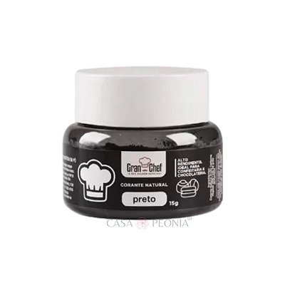 Corante Alimentício em Pó Preto Chocolate - 15g