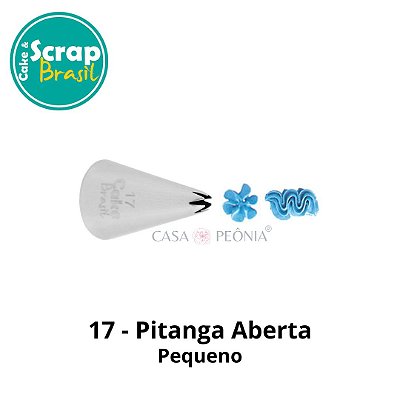 Bico de Confeitar Pitanga Aberta 17 - Pequeno