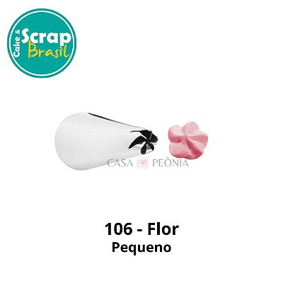 Bico de Confeitar Flor 106 - Pequeno
