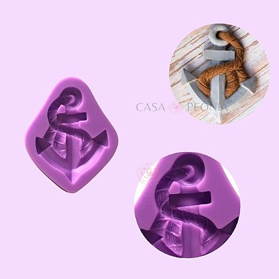 Molde de Silicone de Âncora