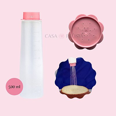 Molhador Regador de Bolo 500ml - Rosa