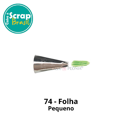 Bico de Confeitar Folha 74 - Pequeno