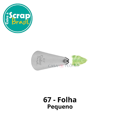 Bico de Confeitar Folha 67 - Pequeno