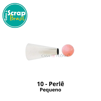 Bico de Confeitar Perlê 10 - Pequeno