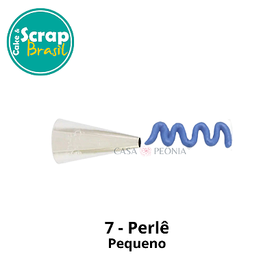 Bico de Confeitar Perlê 7 - Pequeno