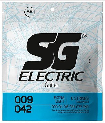 SG Electric Guitar 0.009-0.042