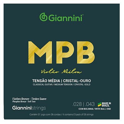 Giannini Nylon MPB Série Ouro c/ bolinha